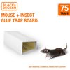 Black & Decker PreBaited Glue Traps for Mice, Spiders, Cockroaches and Other Insects, 75 Pack BDXPC812